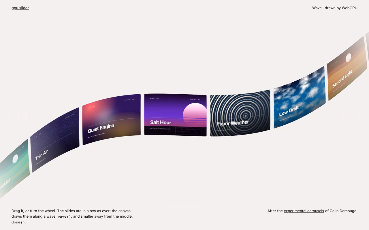 The page “Wave”